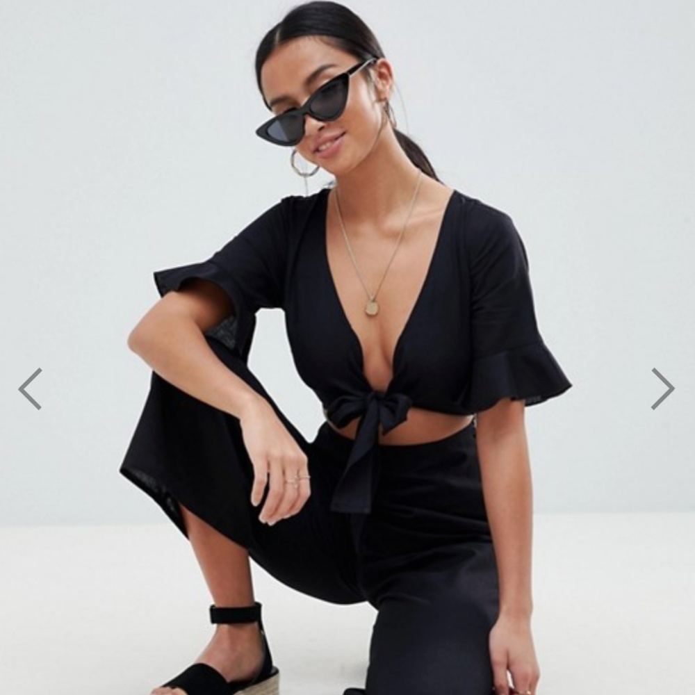 ASOS DESIGN Petite tea jumpsuit